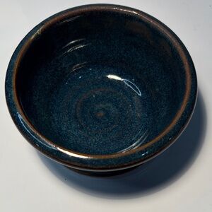 New Handcrafted Blue Pottery Bowl